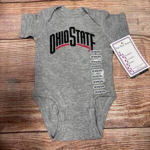 Ohio State Newborn Bodysuit by Two Feet Ahead NWT